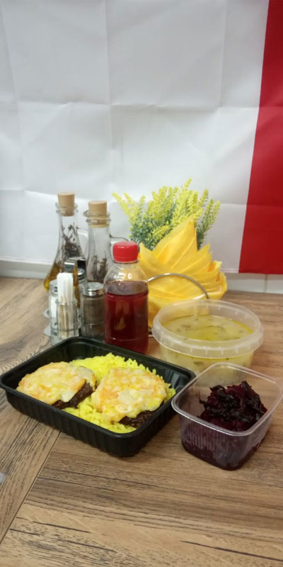 Рис с мясом и свеклой Капотня